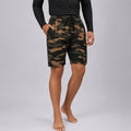 Men Camouflage Regular Fit Shorts