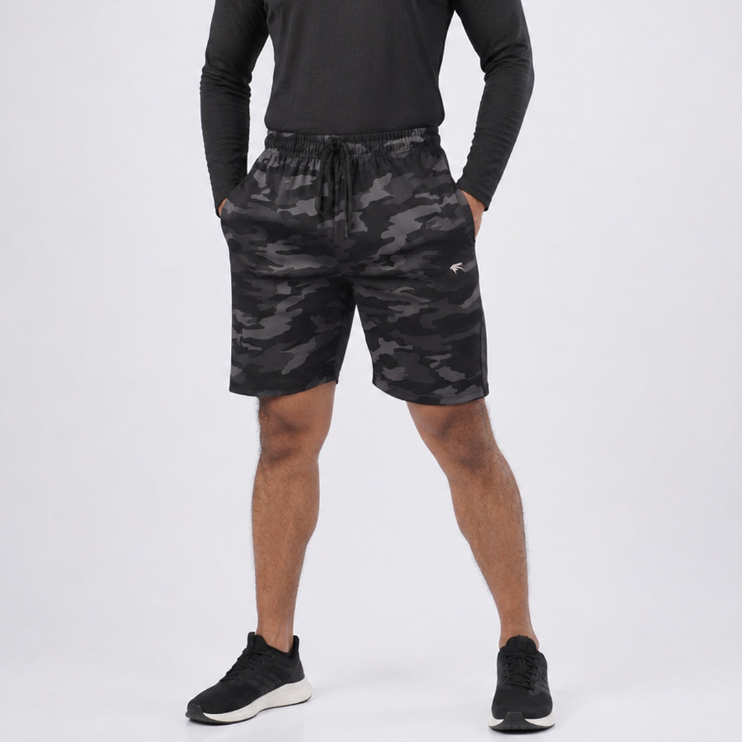 Men Camouflage Regular Fit Shorts