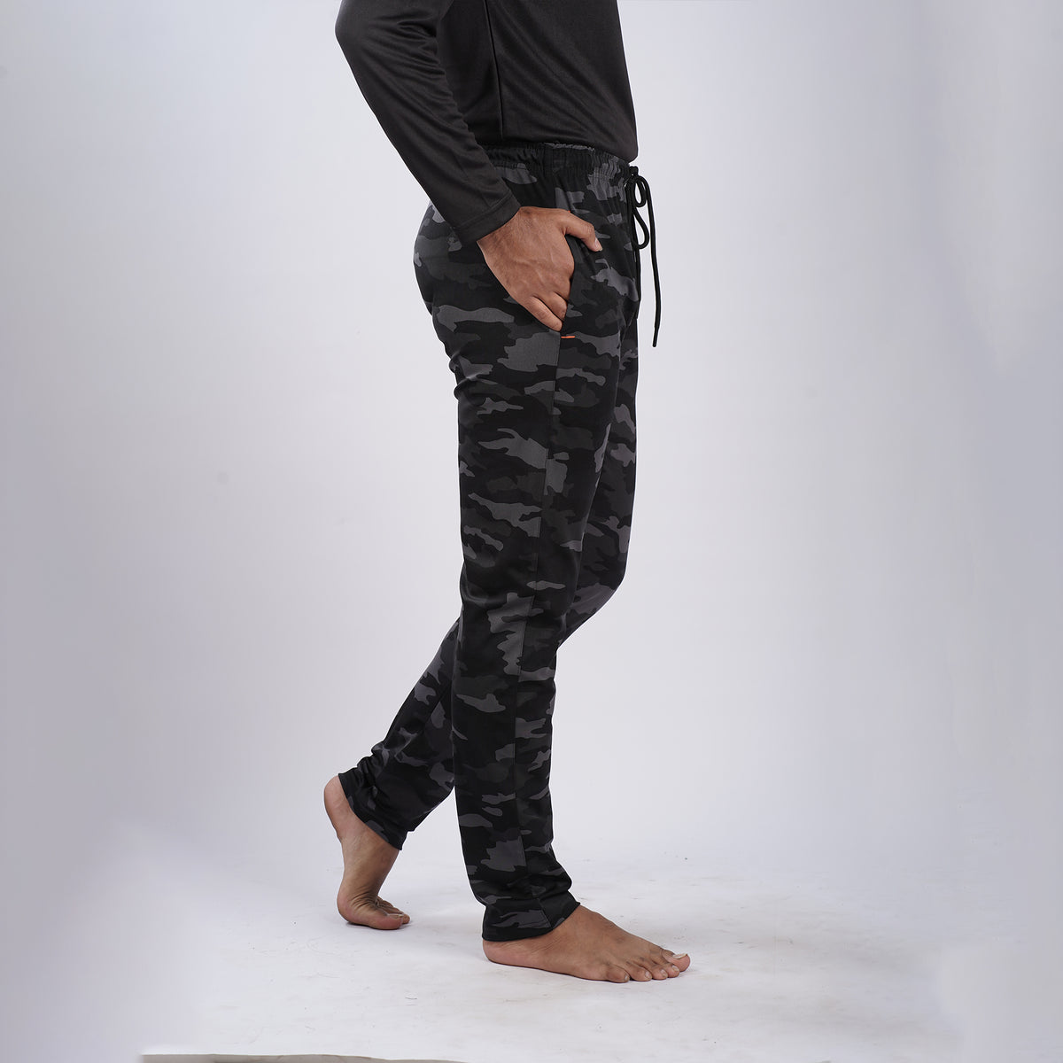 Men Cargo Printed Trackpants