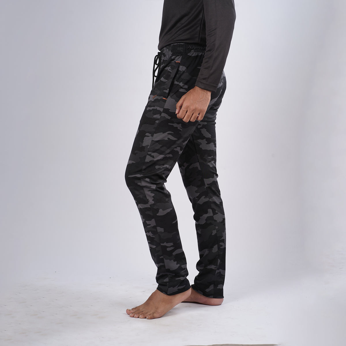 Men Cargo Printed Trackpants