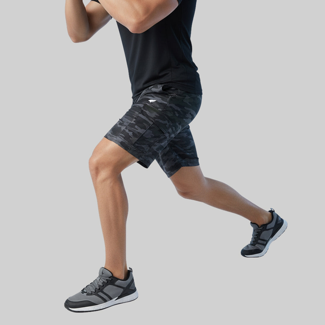 Men Camouflage Regular Fit Shorts