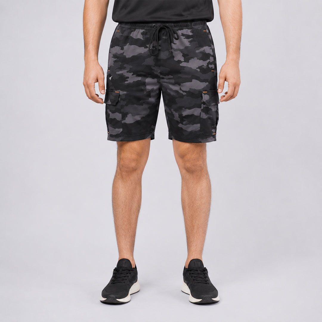 Men Camouflage Regular Fit Shorts