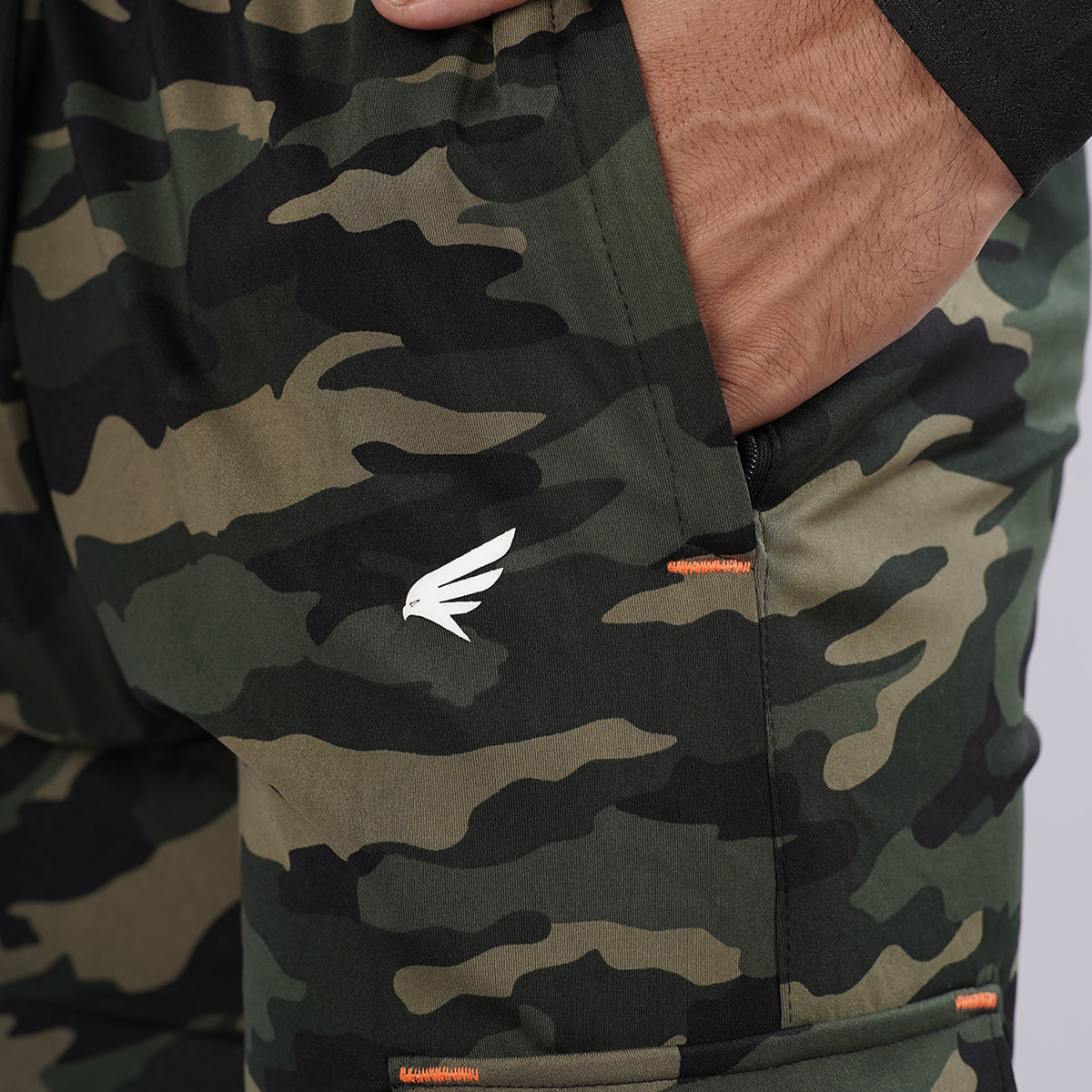 Men Camouflage Regular Fit Shorts
