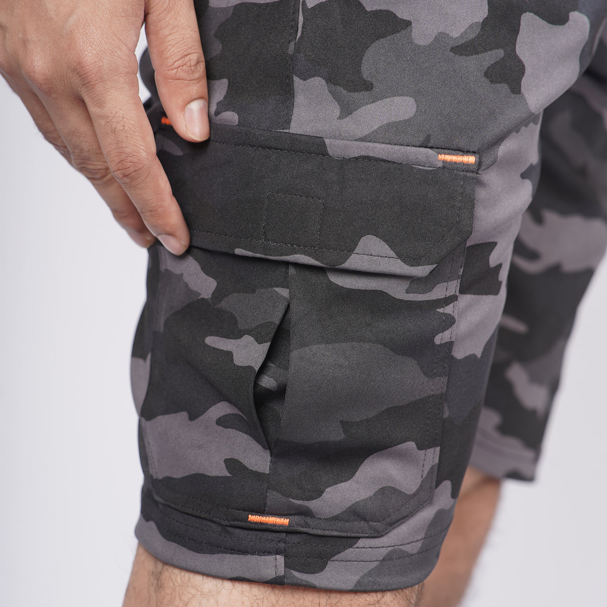 Men Camouflage Regular Fit Shorts