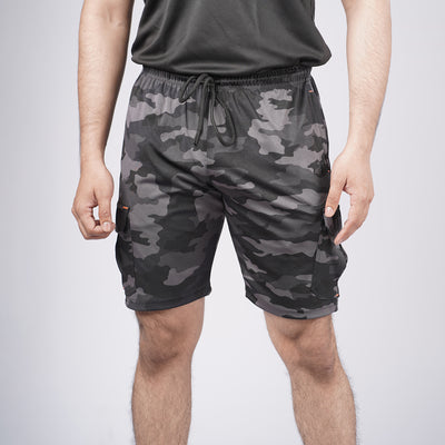 Men Camouflage Regular Fit Shorts