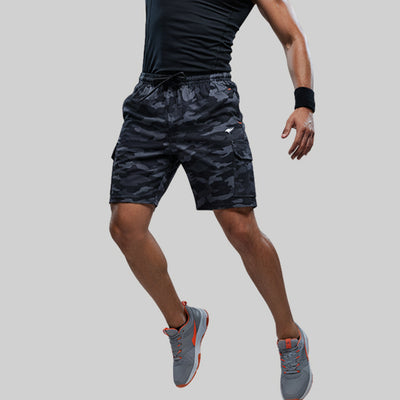 Men Camouflage Regular Fit Shorts