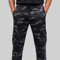 Men Cargo Printed Trackpants