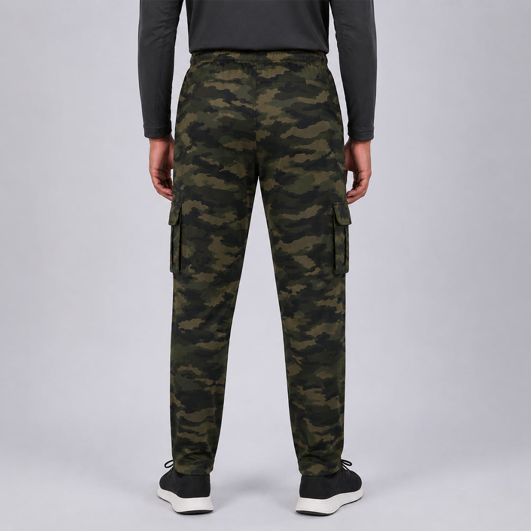 Men Cargo Printed Trackpants