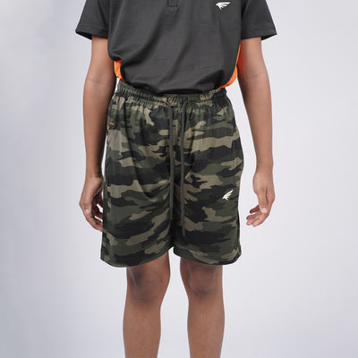 Boys Camouflage Regular Fit Shorts