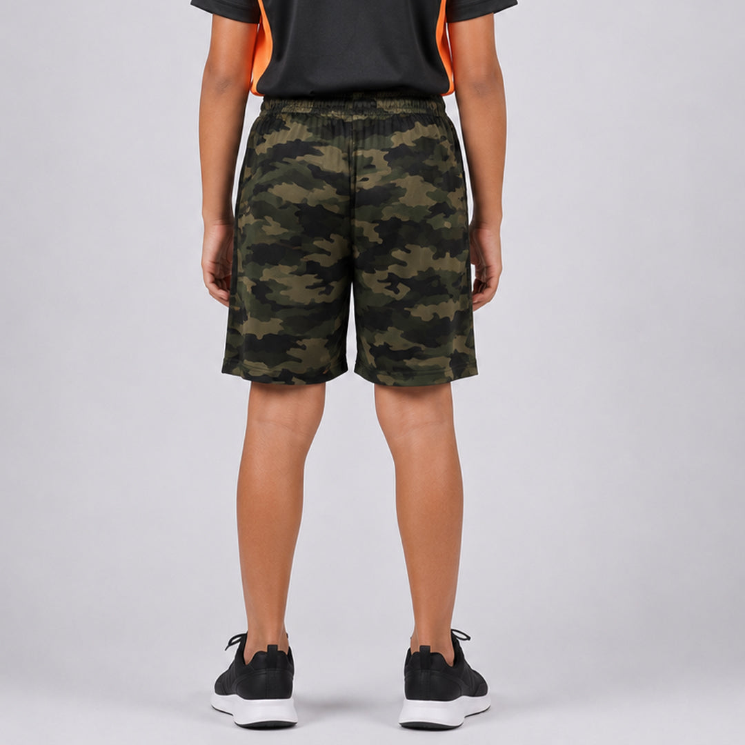 Boys Camouflage Regular Fit Shorts