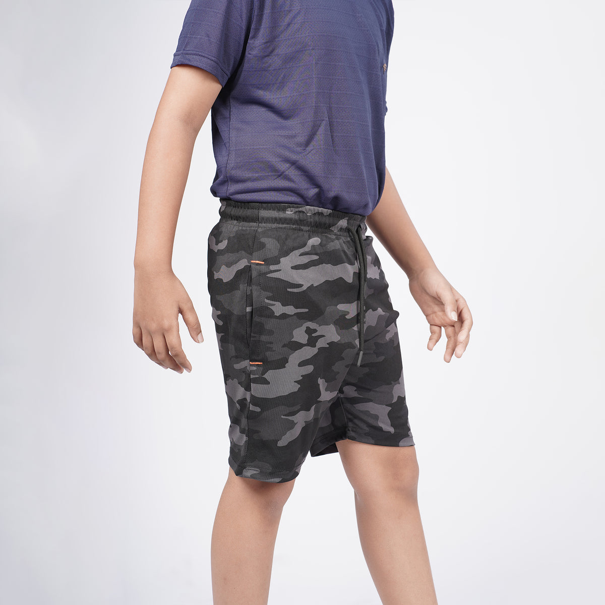 Boys Camouflage Regular Fit Shorts