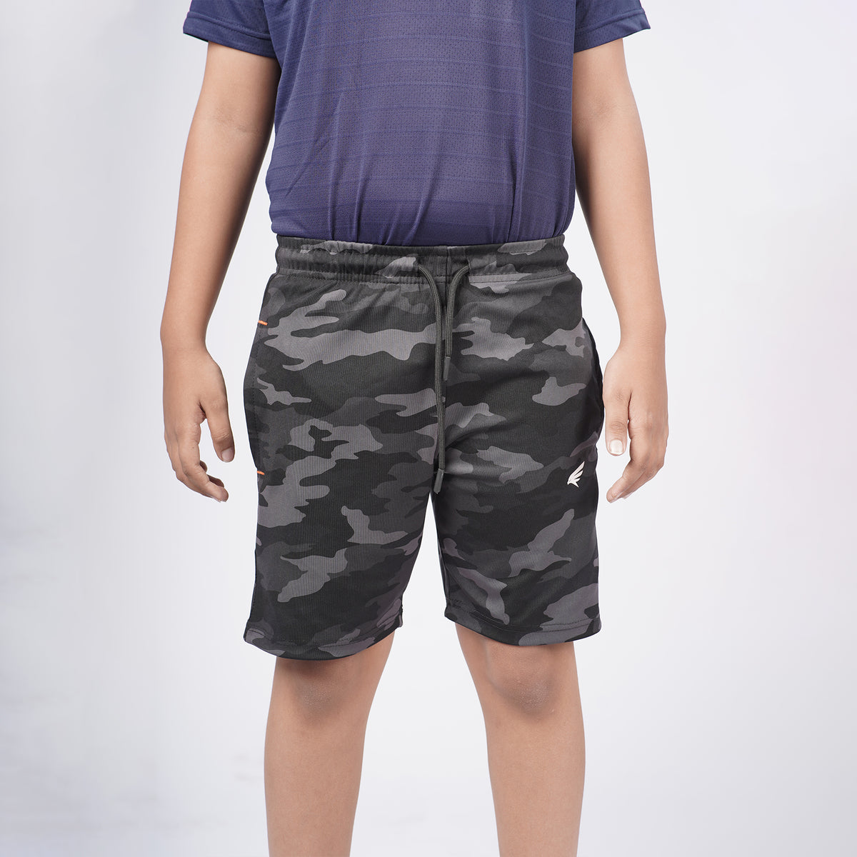 Boys Camouflage Regular Fit Shorts
