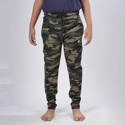 Boys Regular Fit CamouflageTrackpants
