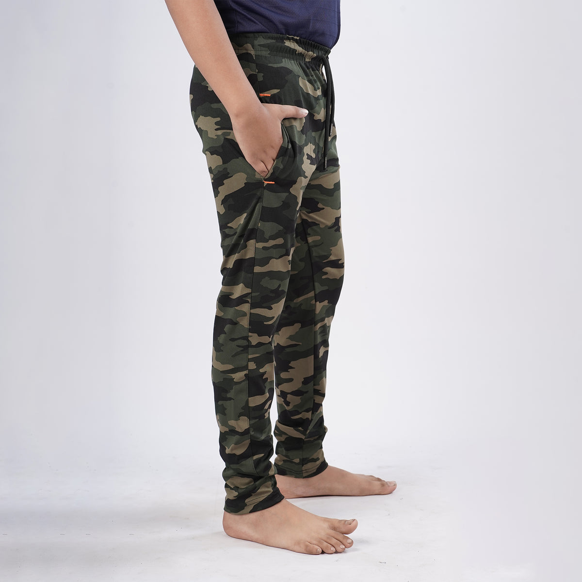 Boys Regular Fit CamouflageTrackpants