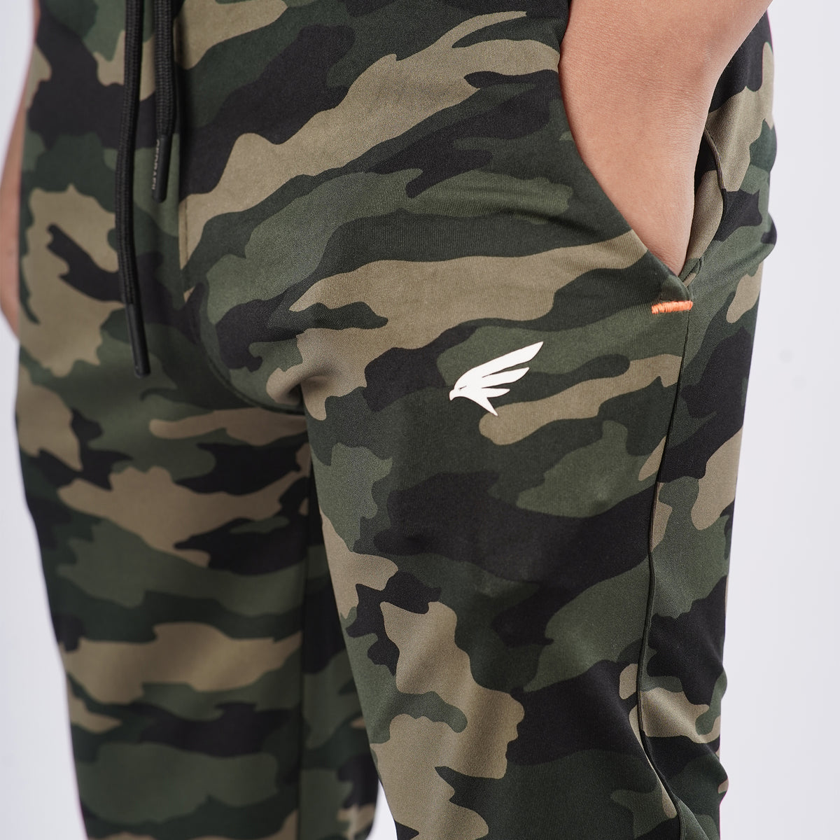 Boys Regular Fit CamouflageTrackpants