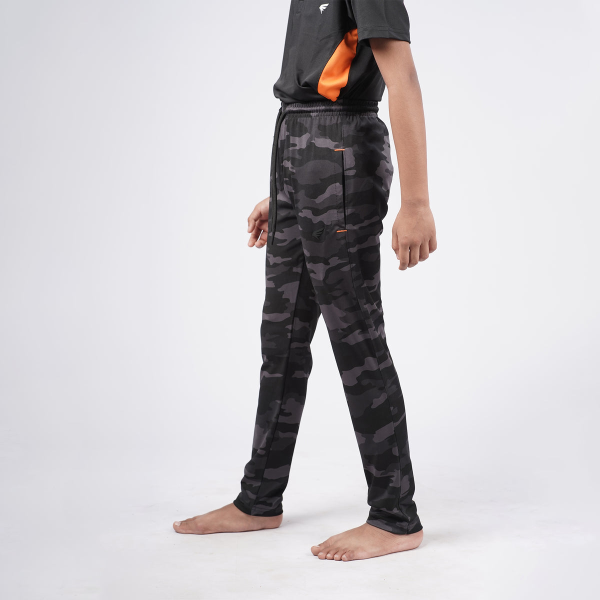 Boys Regular Fit CamouflageTrackpants