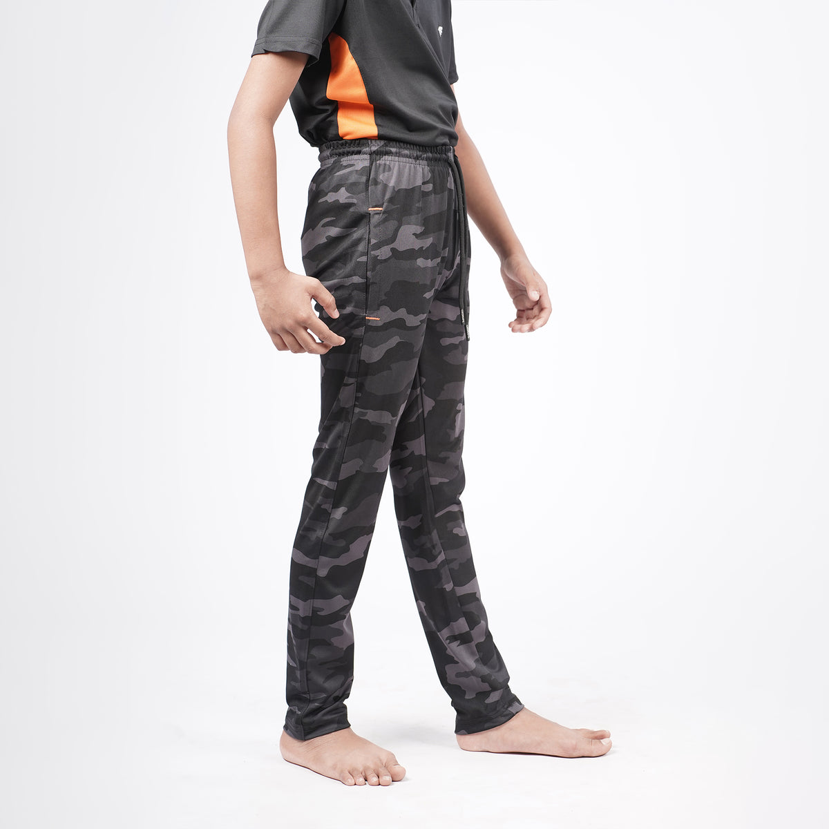Boys Regular Fit CamouflageTrackpants
