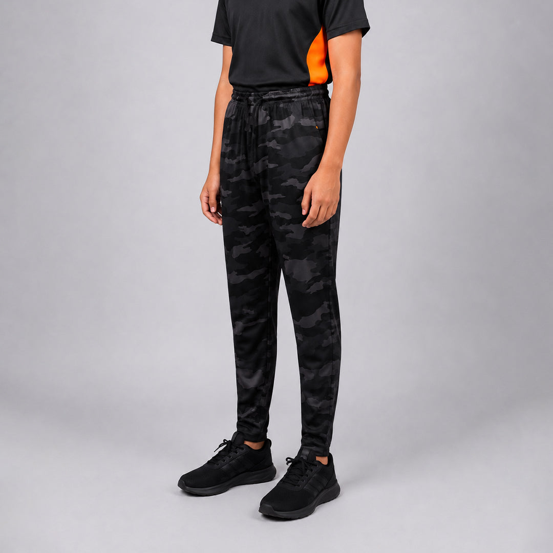 Boys Regular Fit CamouflageTrackpants