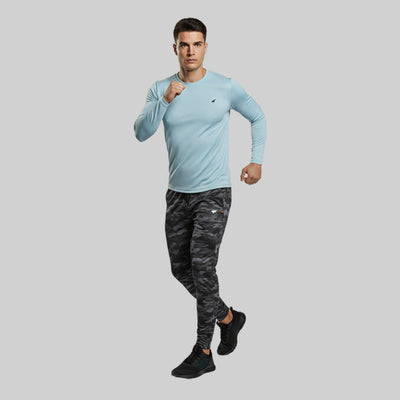 Men Solid Full Sleeve Regular Fit T-Shirt