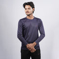 Men Solid Full Sleeve Regular Fit T-Shirt