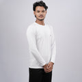 Men Solid Full Sleeve Regular Fit T-Shirt
