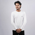 Men Solid Full Sleeve Regular Fit T-Shirt