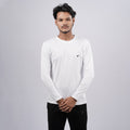 Men Solid Full Sleeve Regular Fit T-Shirt