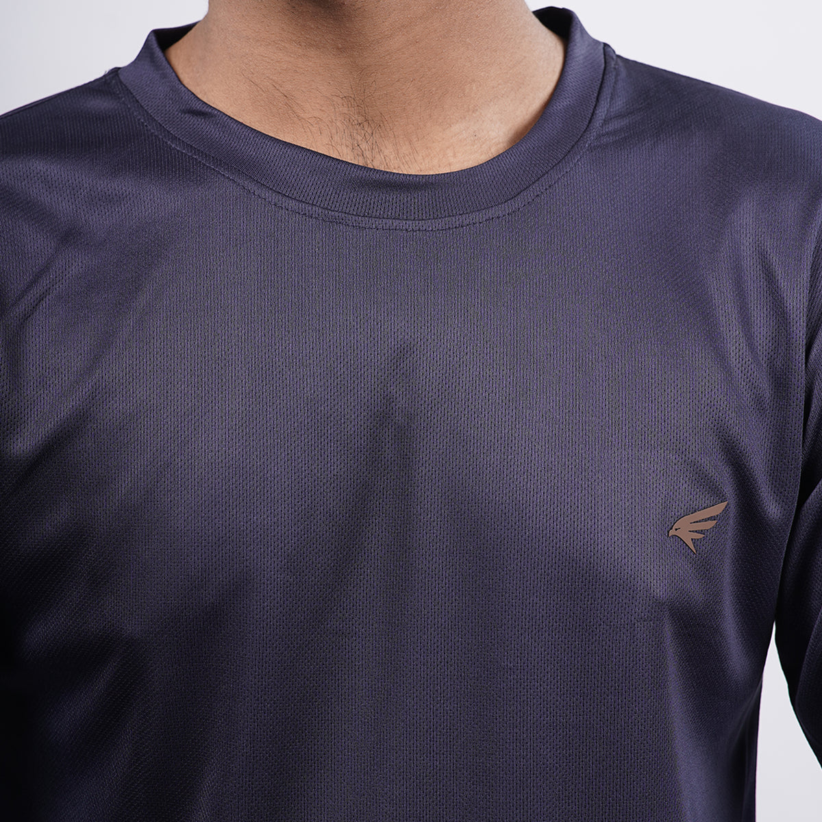 Men Solid Full Sleeve Regular Fit T-Shirt
