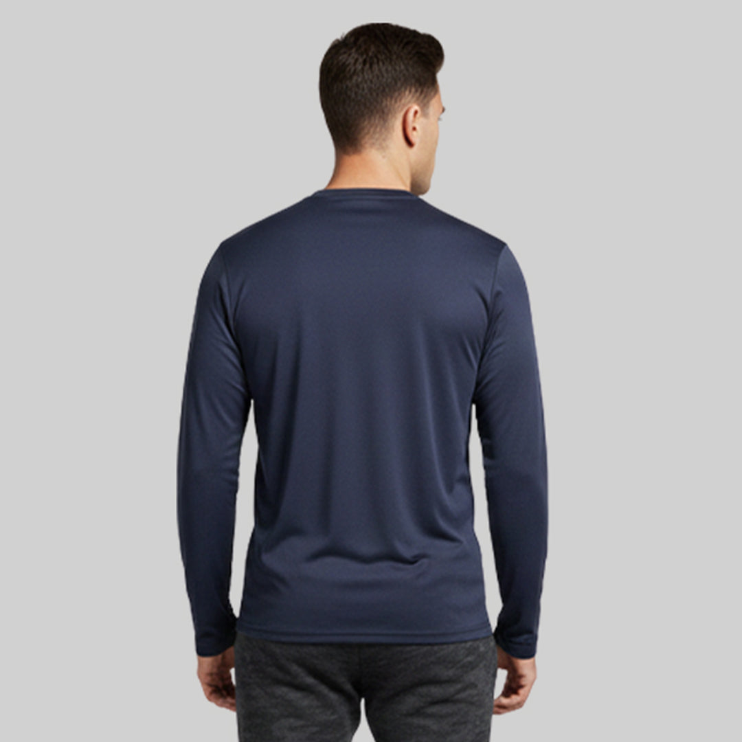 Men Solid Full Sleeve Regular Fit T-Shirt
