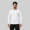 Men Solid Full Sleeve Regular Fit T-Shirt