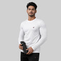 Men Solid Full Sleeve Regular Fit T-Shirt