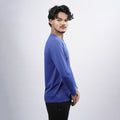 Men Solid Full Sleeve Regular Fit T-Shirt