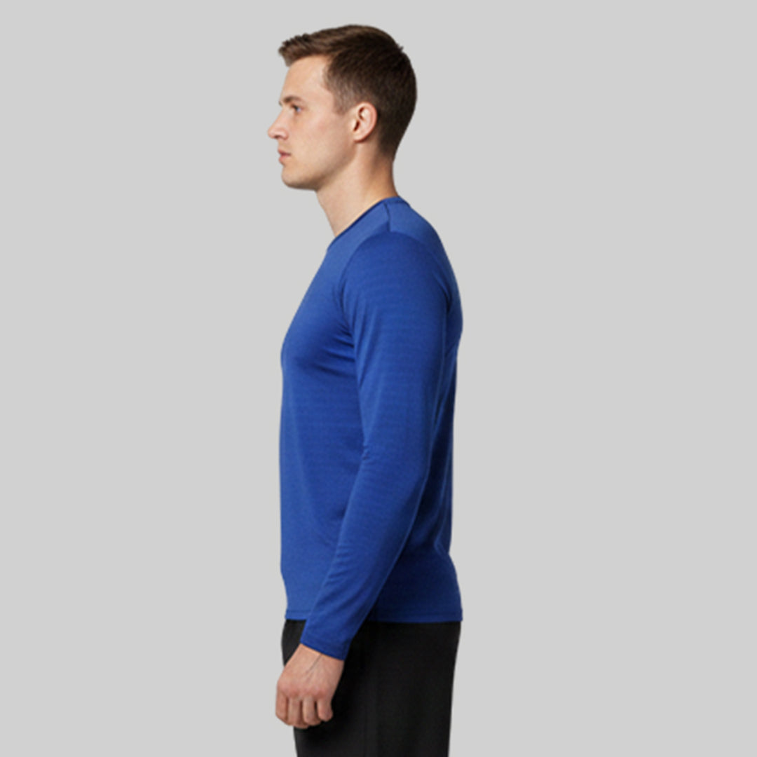 Men Solid Full Sleeve Regular Fit T-Shirt
