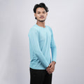 Men Solid Full Sleeve Regular Fit T-Shirt