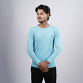 Men Solid Full Sleeve Regular Fit T-Shirt