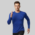 Men Solid Full Sleeve Regular Fit T-Shirt