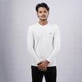 Men Solid Full Sleeve Regular Fit T-Shirt