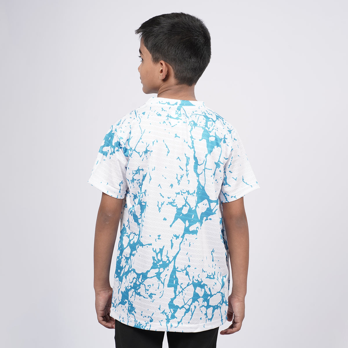 Boys Printed Round Neck Regular Fit T-Shirt