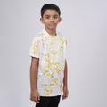 Boys Printed Round Neck Regular Fit T-Shirt