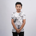 Boys Printed Round Neck Regular Fit T-Shirt
