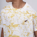 Boys Printed Round Neck Regular Fit T-Shirt