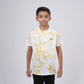 Boys Printed Round Neck Regular Fit T-Shirt