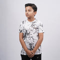 Boys Printed Round Neck Regular Fit T-Shirt