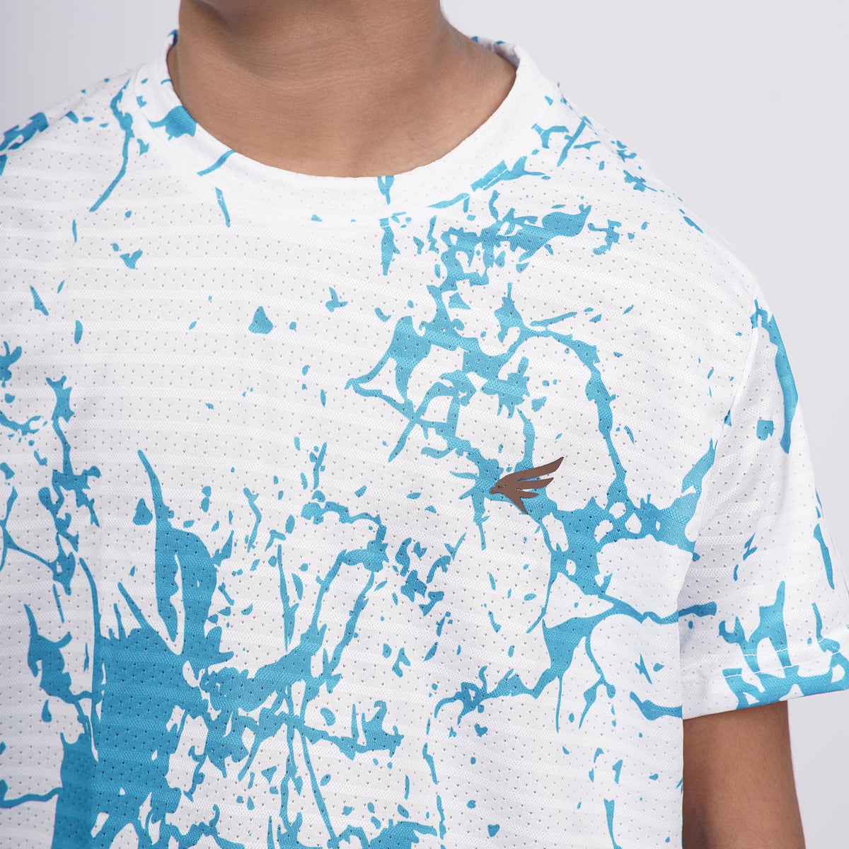 Boys Printed Round Neck Regular Fit T-Shirt