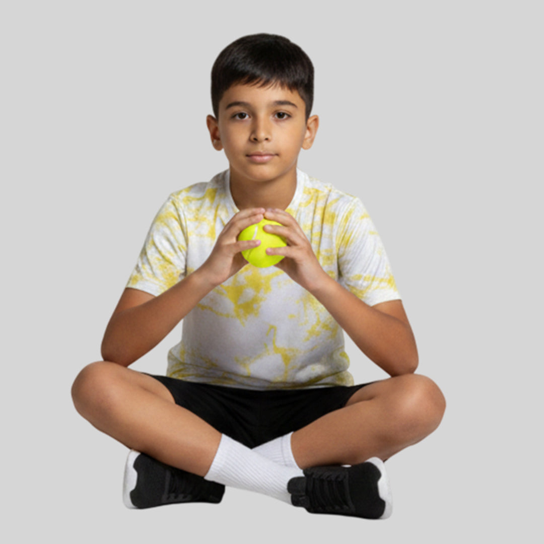 Boys Printed Round Neck Regular Fit T-Shirt
