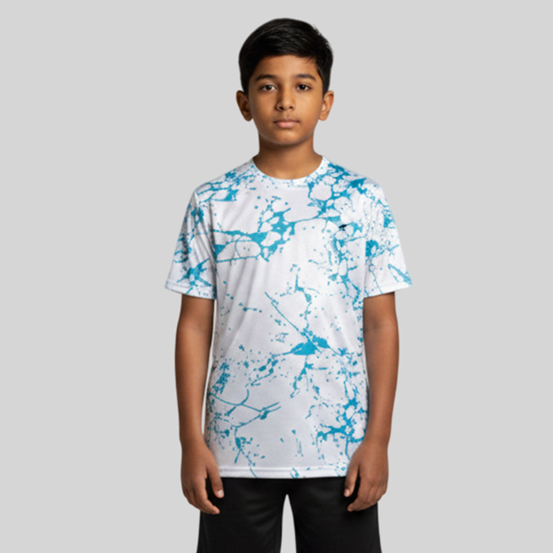 Boys Printed Round Neck Regular Fit T-Shirt