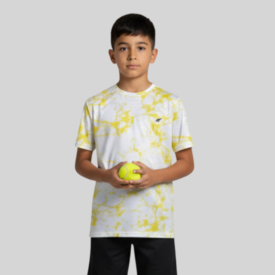 Boys Printed Round Neck Regular Fit T-Shirt