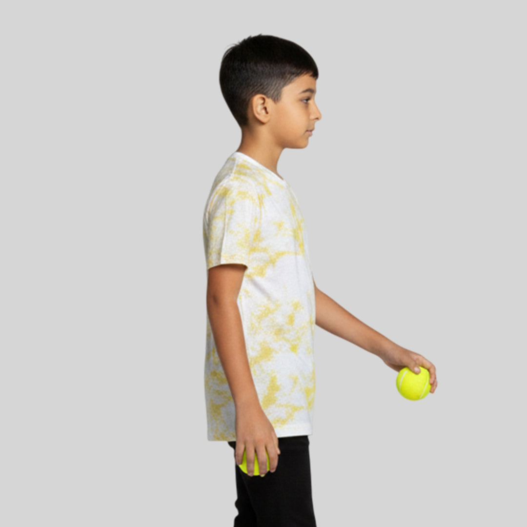 Boys Printed Round Neck Regular Fit T-Shirt