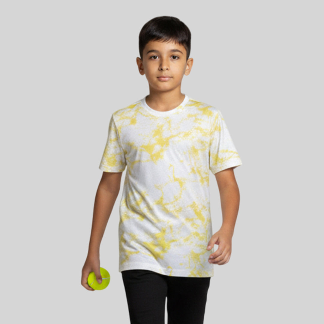 Boys Printed Round Neck Regular Fit T-Shirt