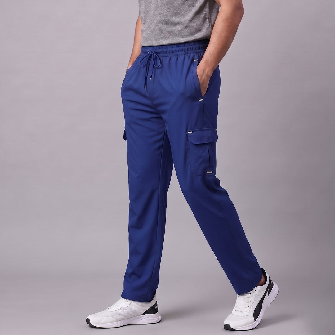 Men's Slim Fit Melange Track Pants